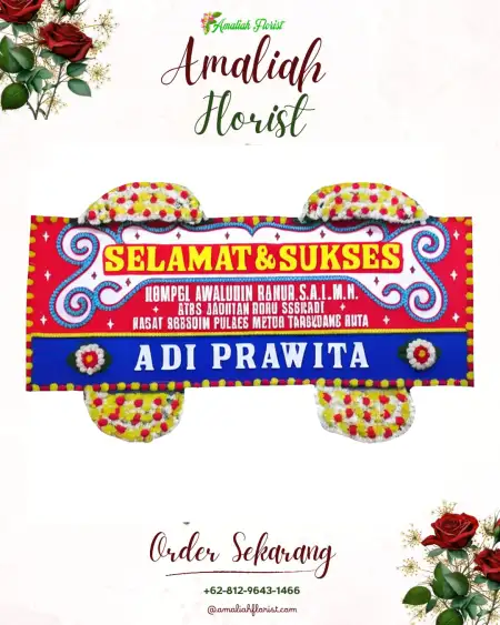 Papan Bunga Ucapan Selamat Pandantoyo